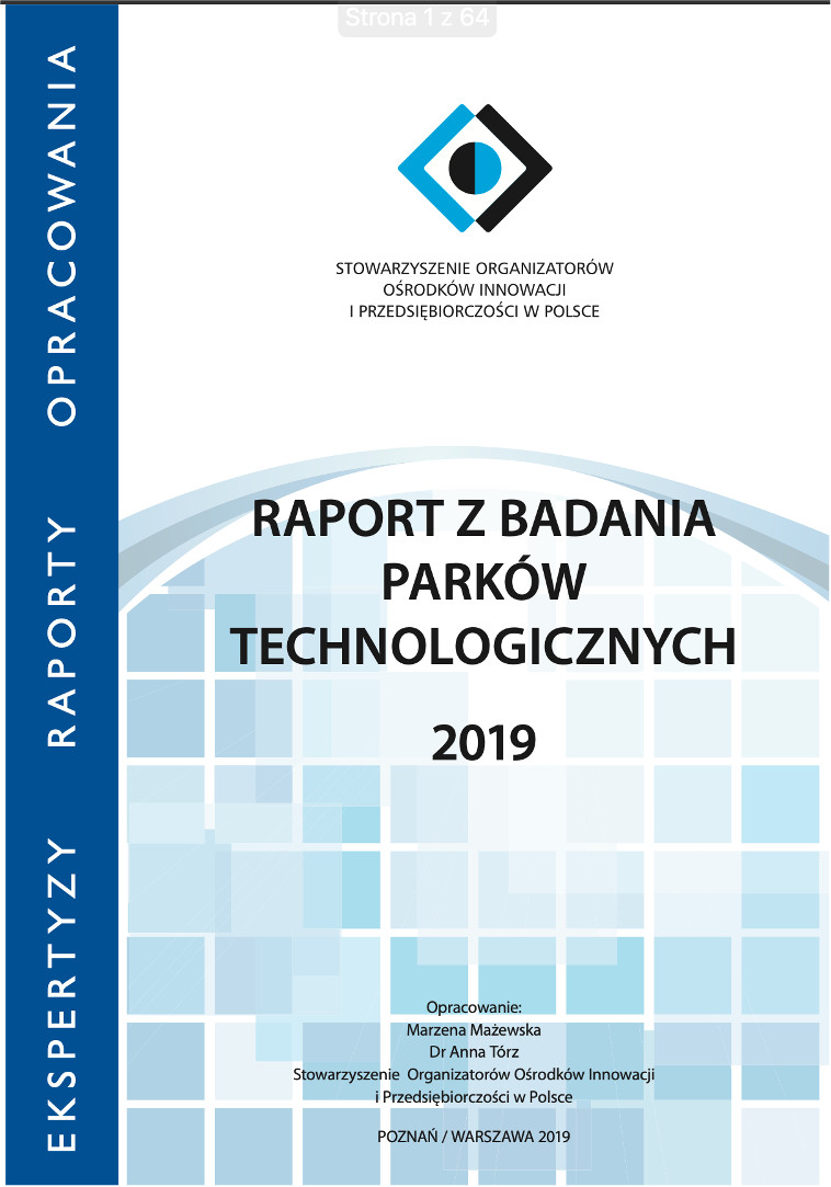 Raport z badania parków technologicznych 2019