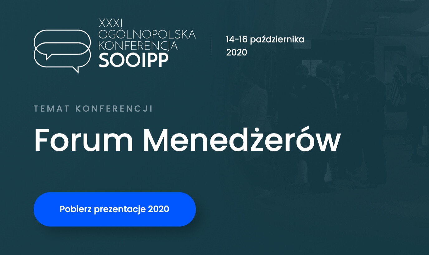 Konferencja SOOIPP XXXI online, 2020